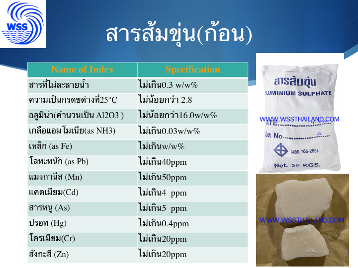 สารส้มขุ่น  ชนิดก้อน - 3