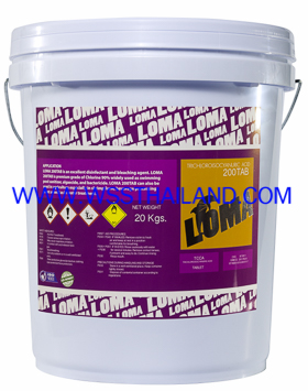 Chlorine 90%, Trichloroisocyanuric Acid, Acuchlor  (Powder form)